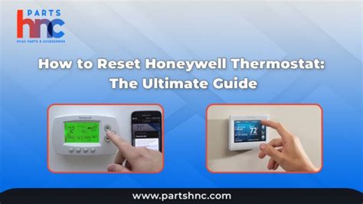 honeywell thermostat reset