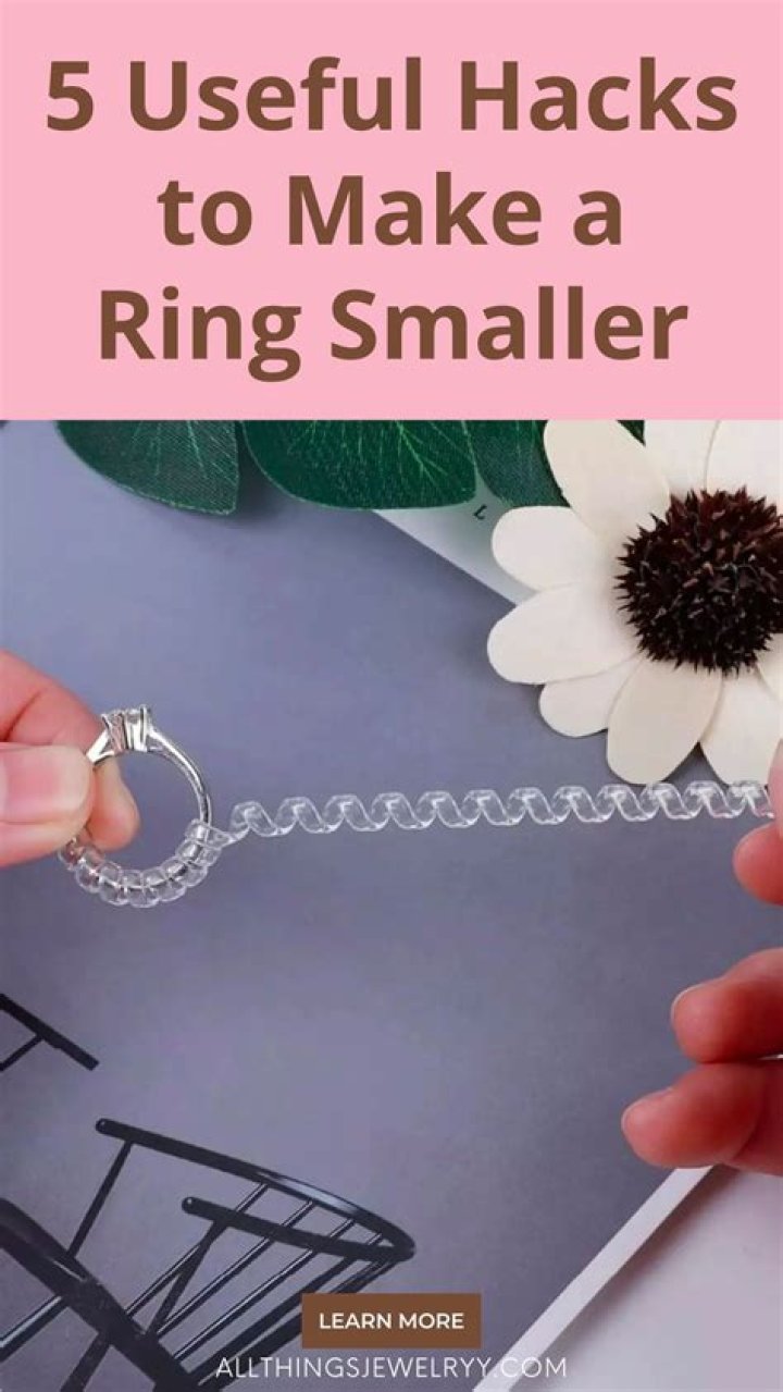 how to make a ring smaller