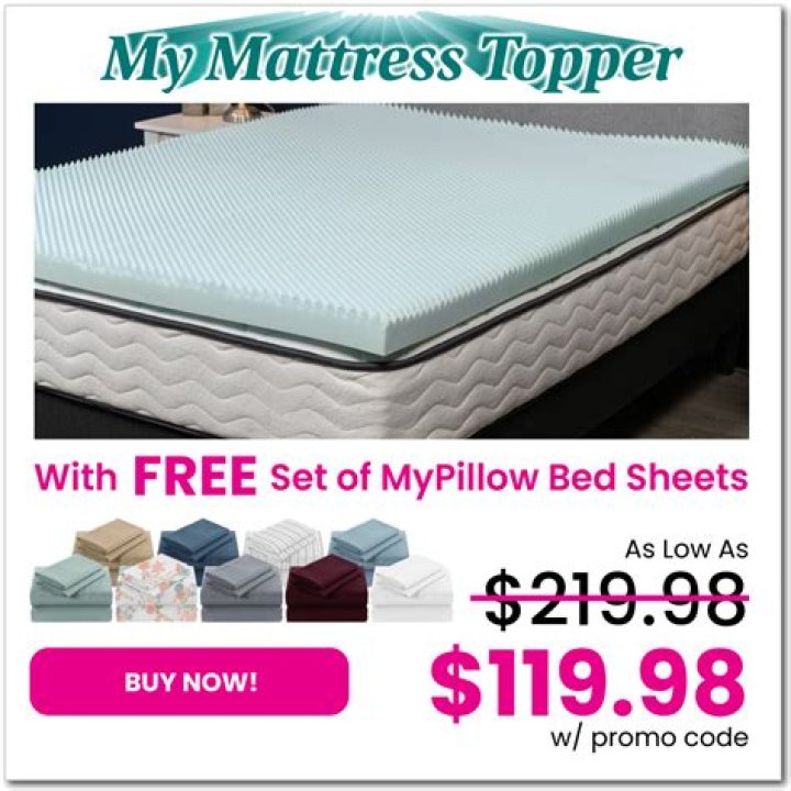 my pillow mattress topper