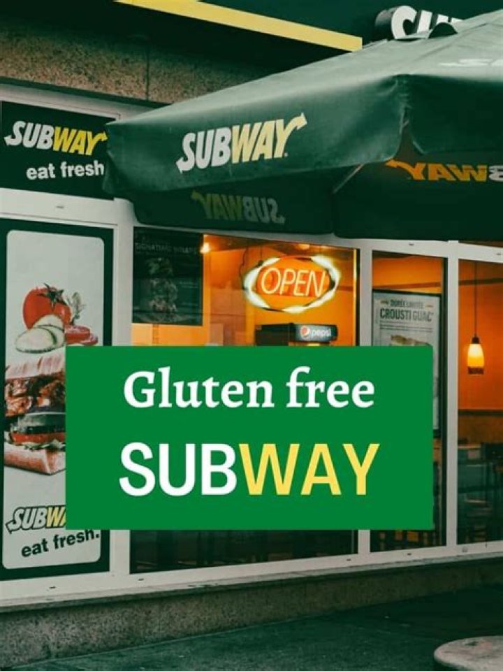 does subway have gluten free bread