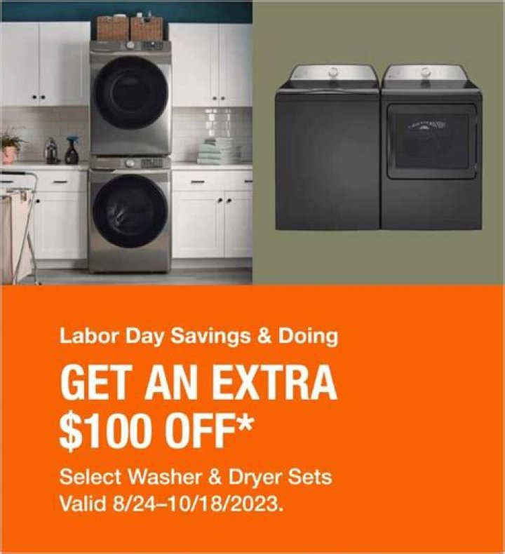 home depot washing machine