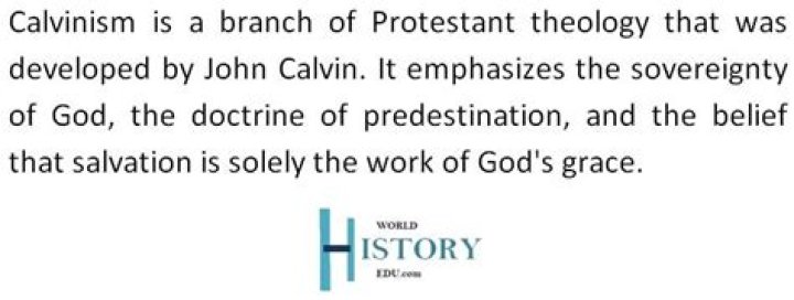 what is calvinism