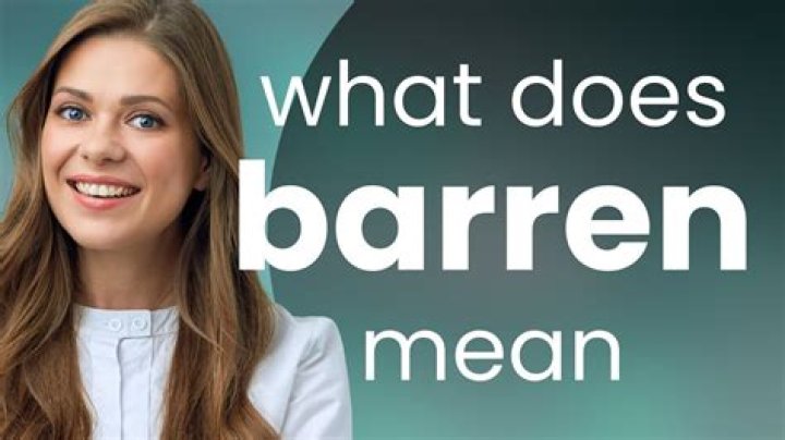 what does barren mean