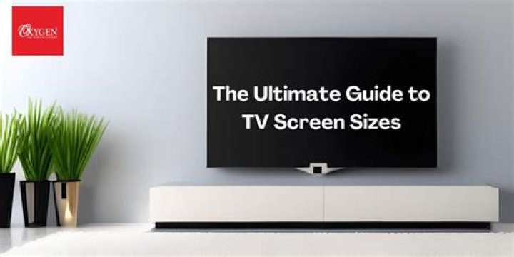 flat screen tv sizes