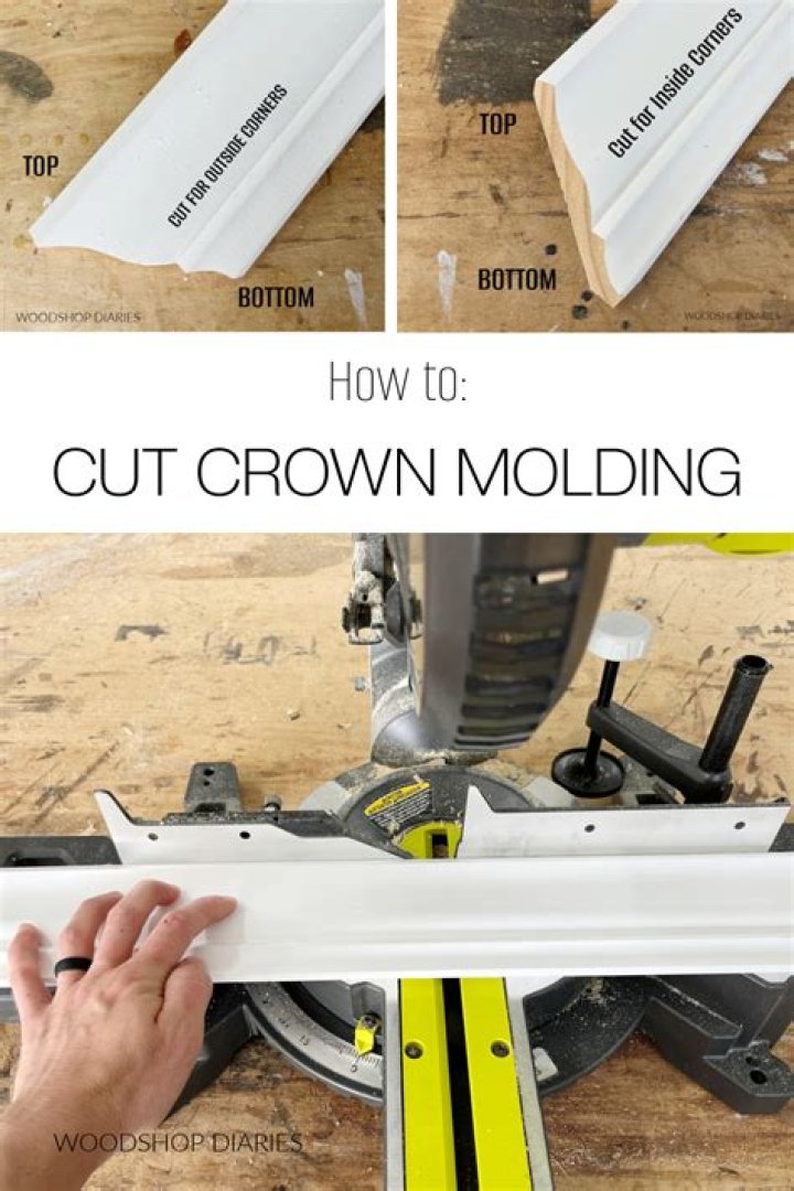 how to cut crown molding
