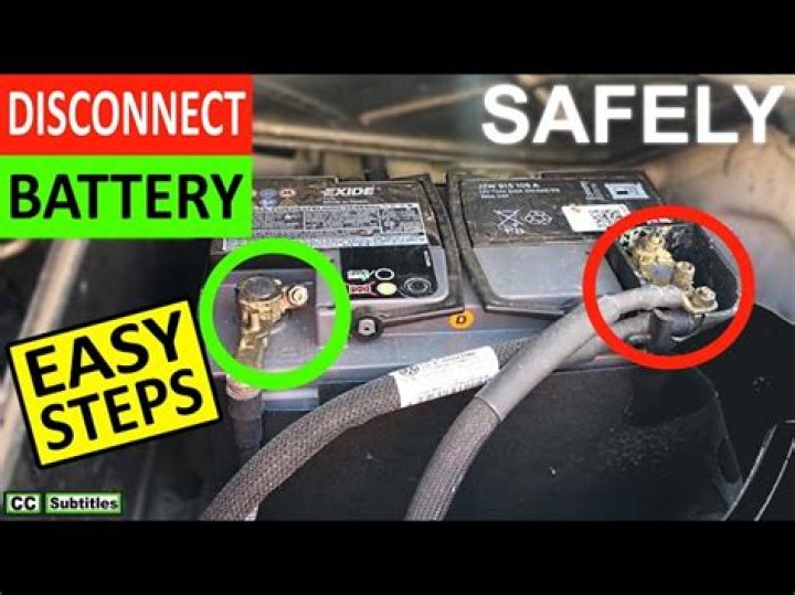 how to disconnect car battery