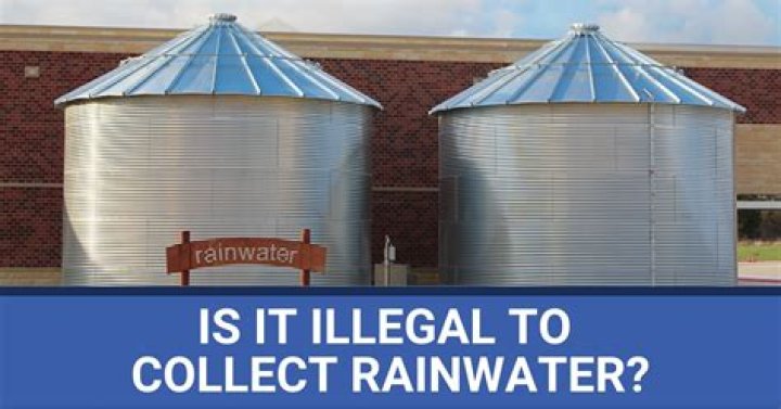 why is it illegal to collect rainwater